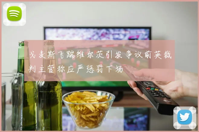 戈麦斯飞踹维尔茨引发争议前英裁判主管称应严惩罚下场