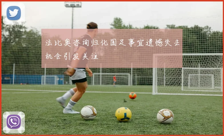 法比奥咨询归化国足事宜遗憾失去机会引发关注